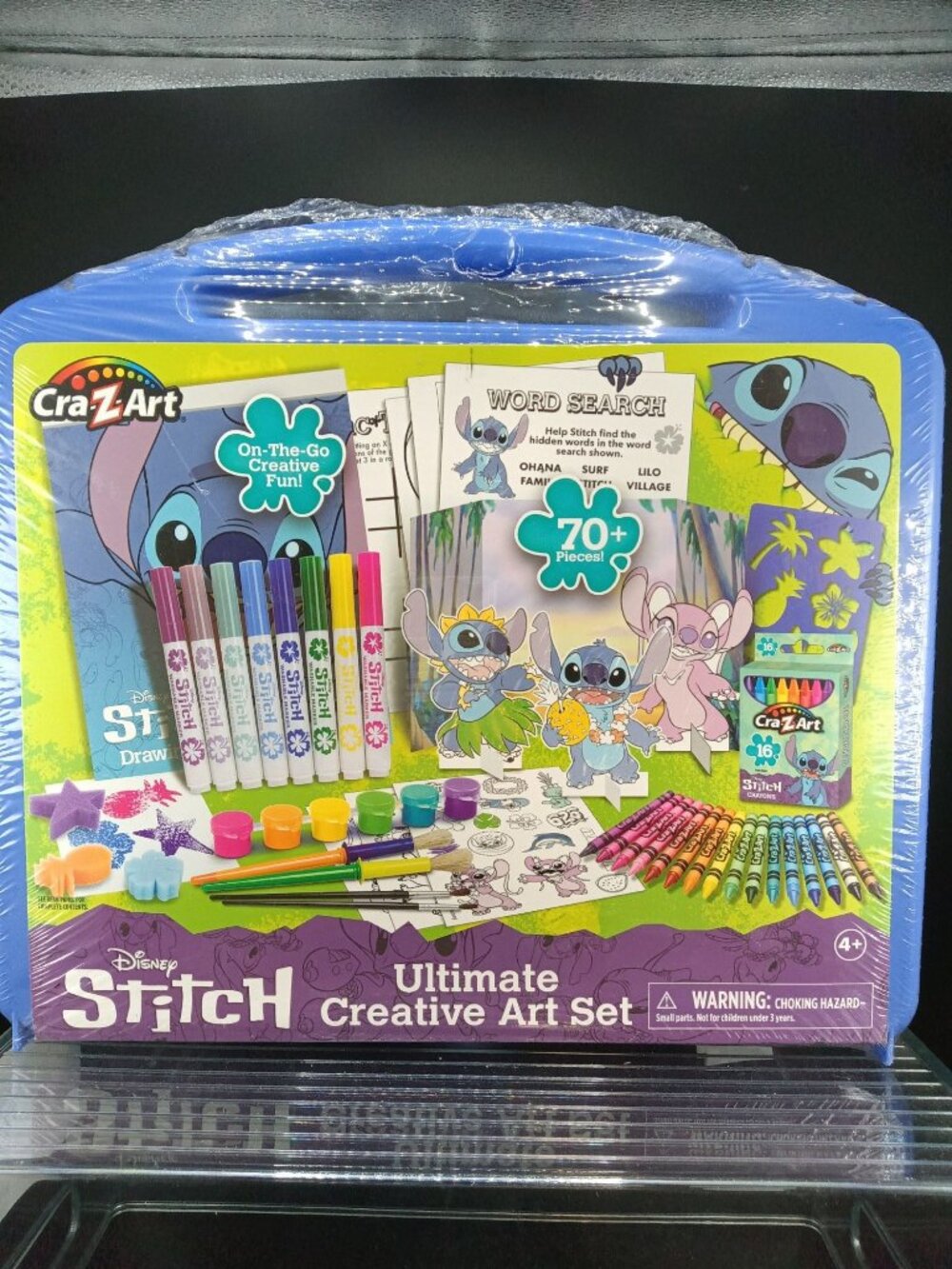 Disney Stitch Ultimate Creative Art Set Cra-Z-Art 70+ Pieces